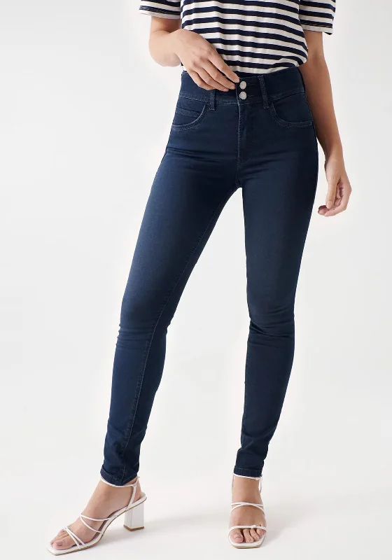 Denim jumpsuitSalsa Secret Push in Skinny Jeans. Dark Blue Denim