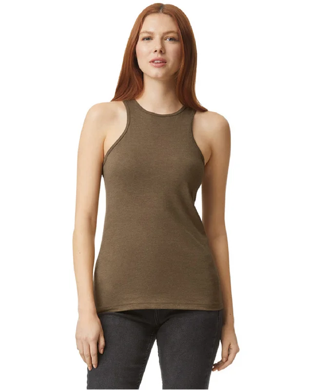 High-Fashion ShirtsAmerican Apparel 101CVC Ladies' CVC Racerneck Tank