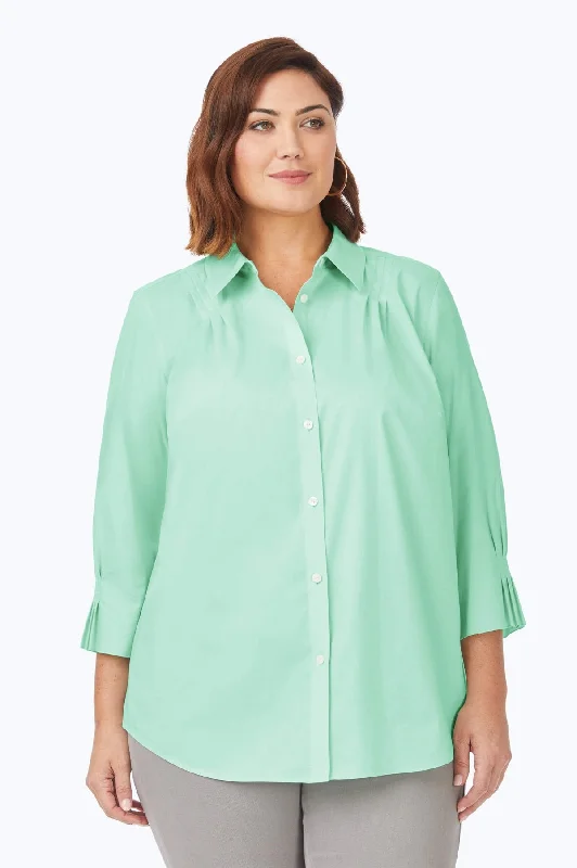 Peplum ShirtsPaulie Plus No Iron Stretch Shirt