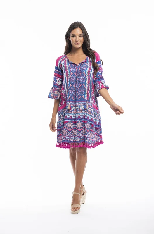 Ball GownOrientique Rayon Boho Dress