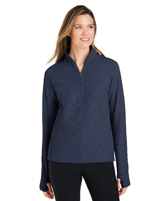 Peplum ShirtsNorth End NE725W Ladies' Spirit Textured Quarter-Zip