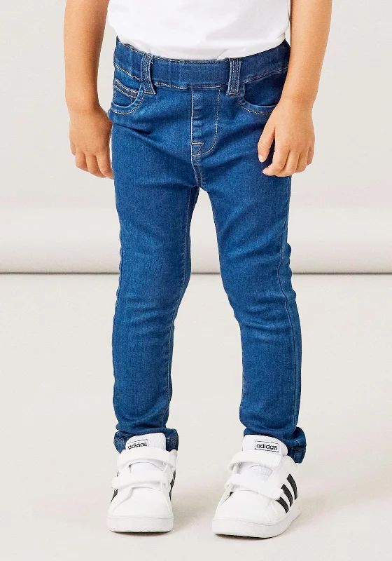 Denim shirtName It Kids Sydney Slim Jeggings, Dark Blue Denim