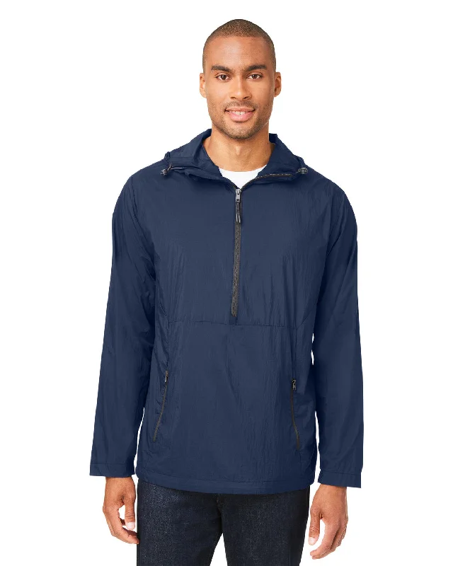 Leather-Paneled ShirtsNorth End NE810 Men's Aura Lightweight Packable Anorak