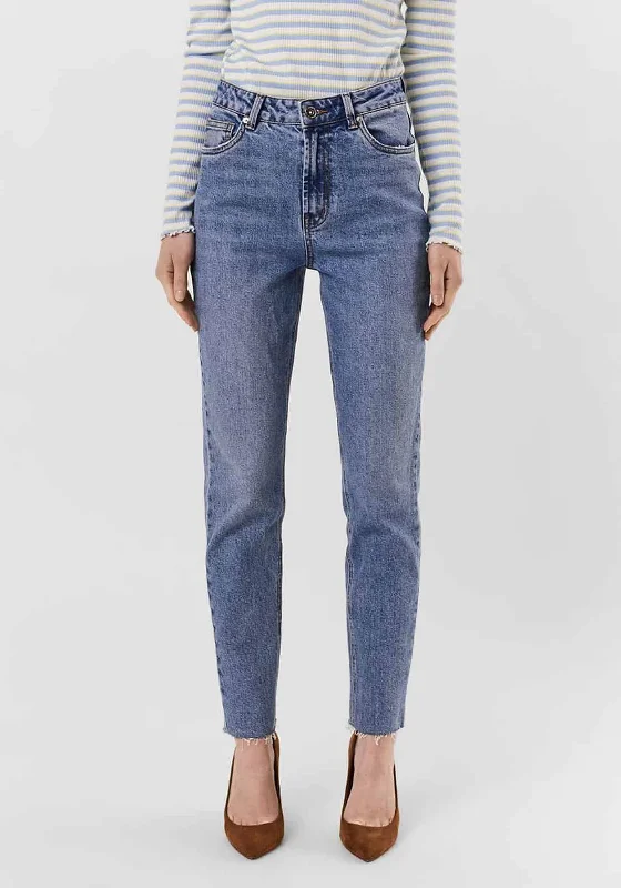 J.CrewVero Moda Brenda High Rise Straight Leg Jeans, Light Blue Denim