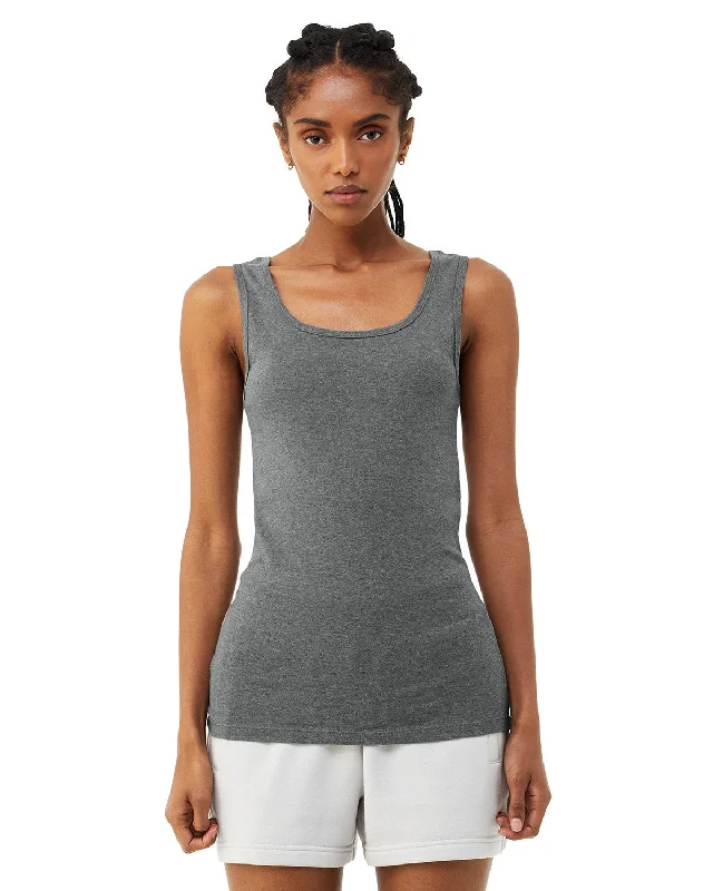 Cropped ShirtsBella + Canvas 1081 Ladies' Micro Ribbed Tank