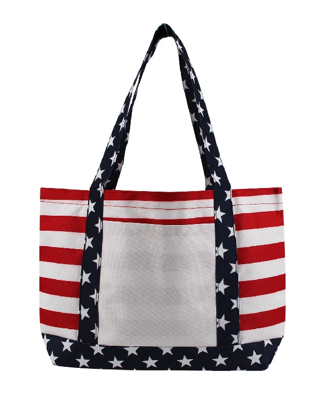 Compression ShirtsOAD OAD5052 Patriotic Beach Tote Bag