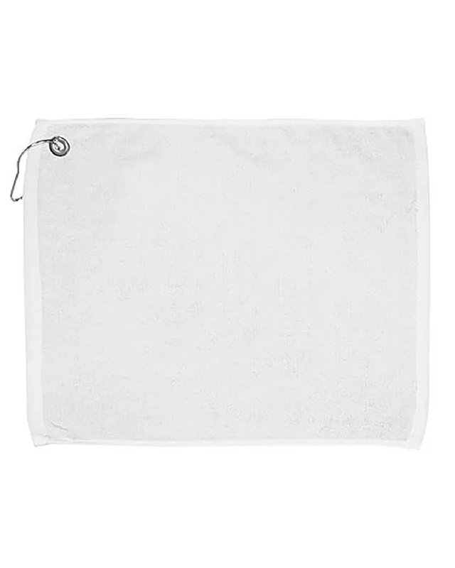 Recycled Fabric ShirtsCarmel Towel Company C1625GH Golf Towel with Grommet and Hook