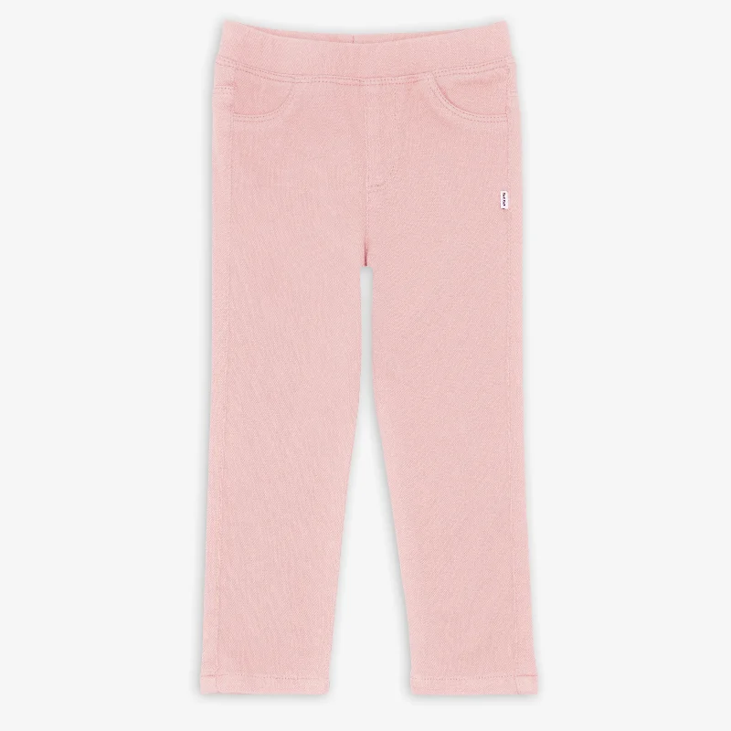 Denim with shirtMauve Blush Denim Jegging