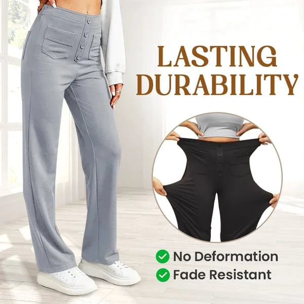 Wool Pants🔥BIG SALE💷Best Price🔥Women's Casual High Waist Stretch Pants