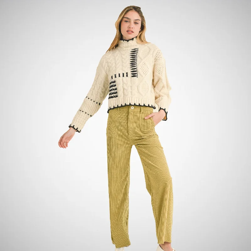 GauchosMixed Corduroy Pants