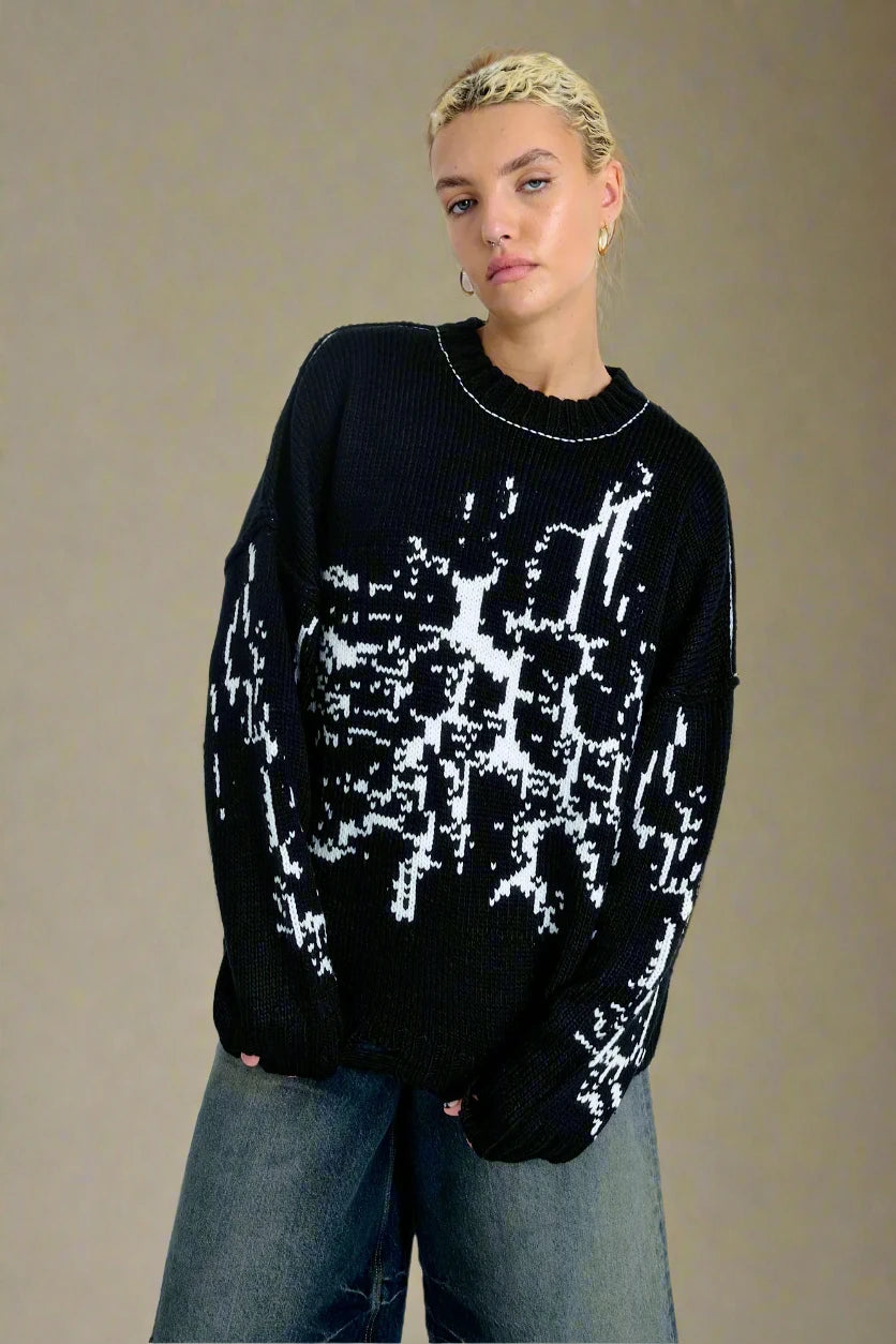 Knit LaceThe Ragged Priest Shatter Knit Jumper