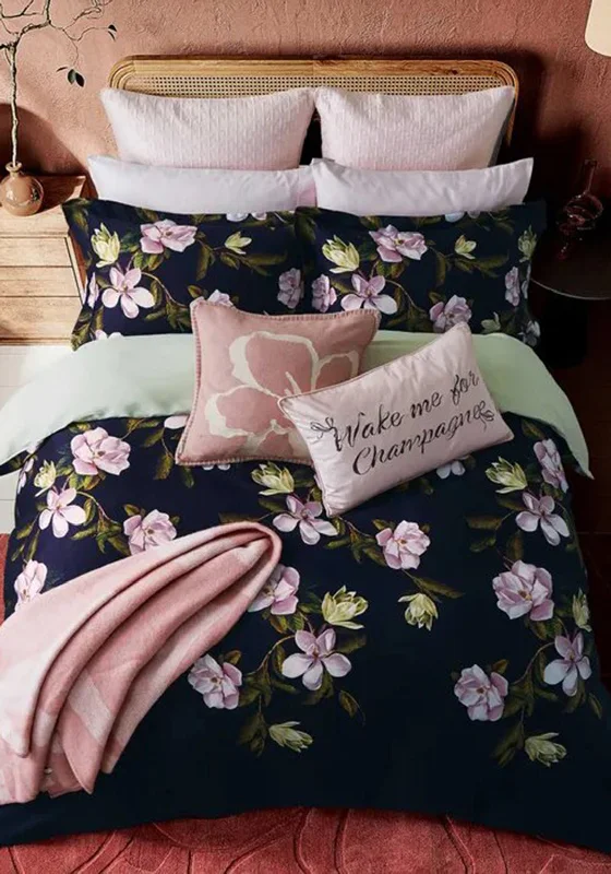 Ted Baker Opal Floral Duvet Cover Set, Navy