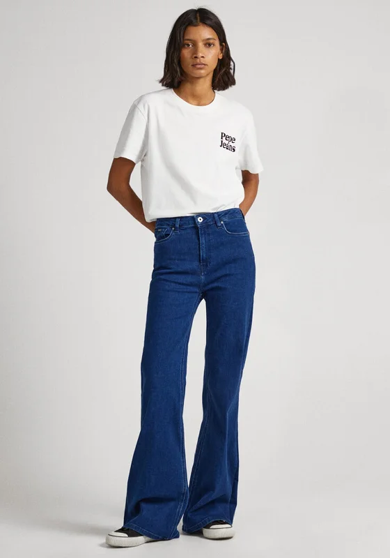 Tommy HilfigerPepe Jeans Willa High Rise Flare Jeans, Blue Denim