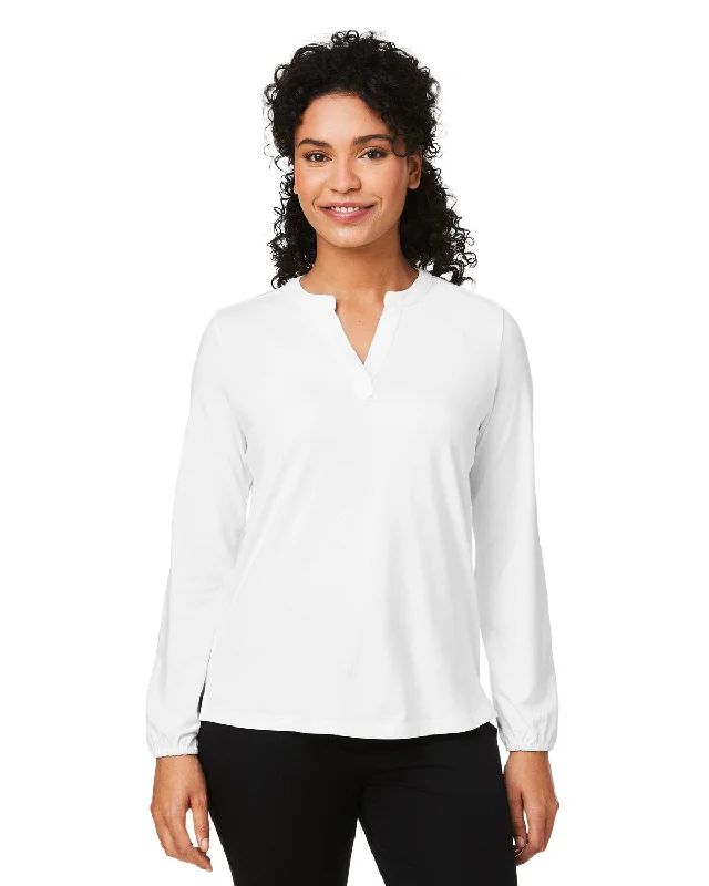 Lounge ShirtsDevon & Jones DP122W Ladies' Raleigh Half-Placket Knit Top