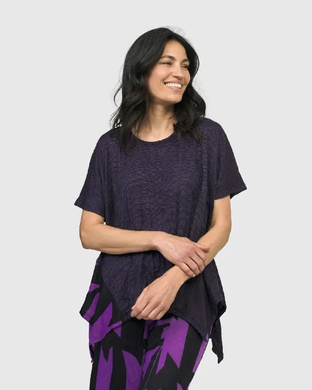 Aura Relaxed Tee, VioletSports Team T-Shirts