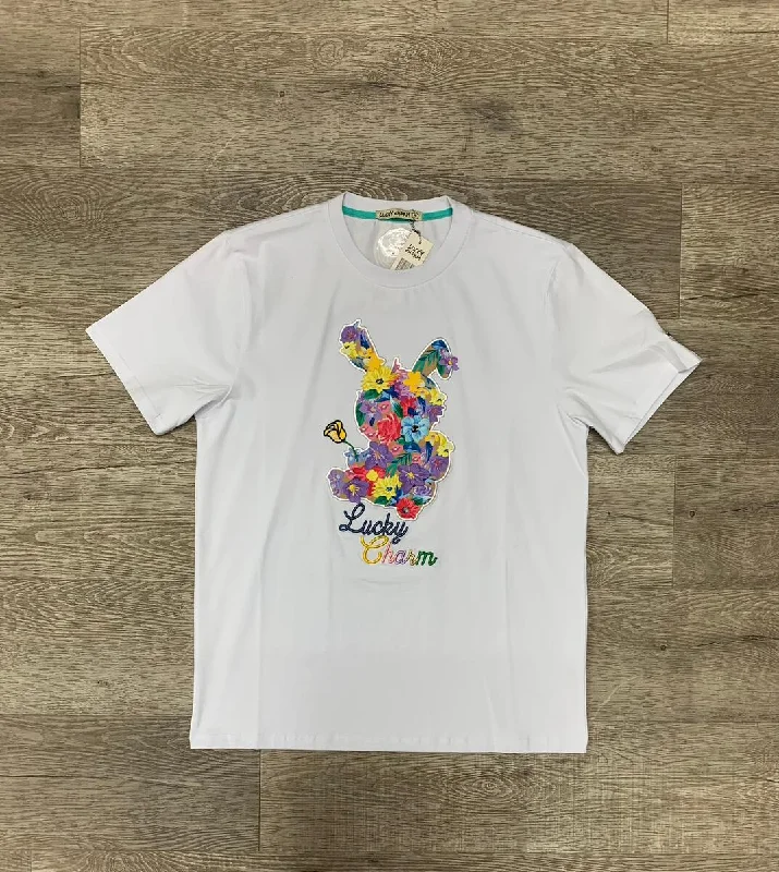 BKYS Blossom Lucky Tee (White)Scoop Neck T-Shirts