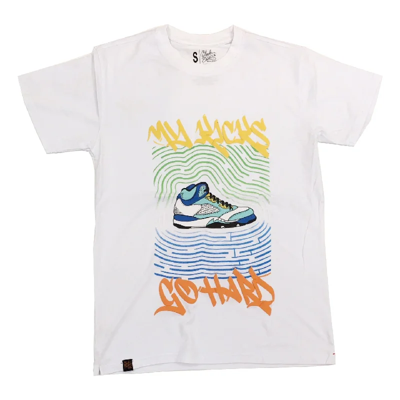 Bleecker & Mercer My Kicks Go Hard Tee (White) / $16.99 2 for $30Thermal T-Shirts