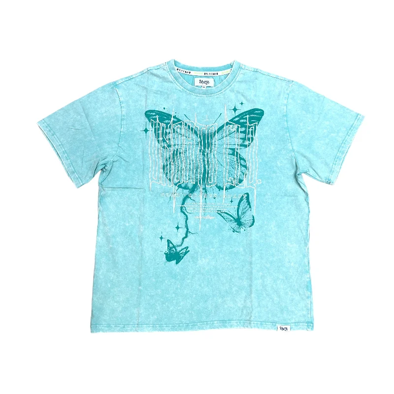 Highly Undrtd Butterfly Washed Tee (Washabi)Tasseled T-Shirts