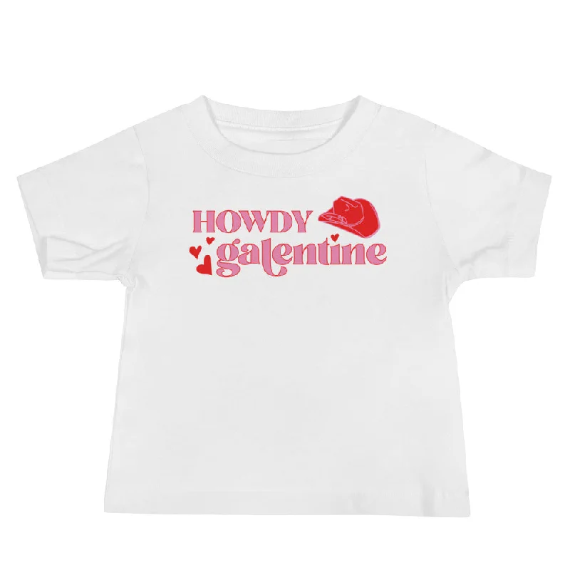 Howdy Galentine Baby TeePainted T-Shirts