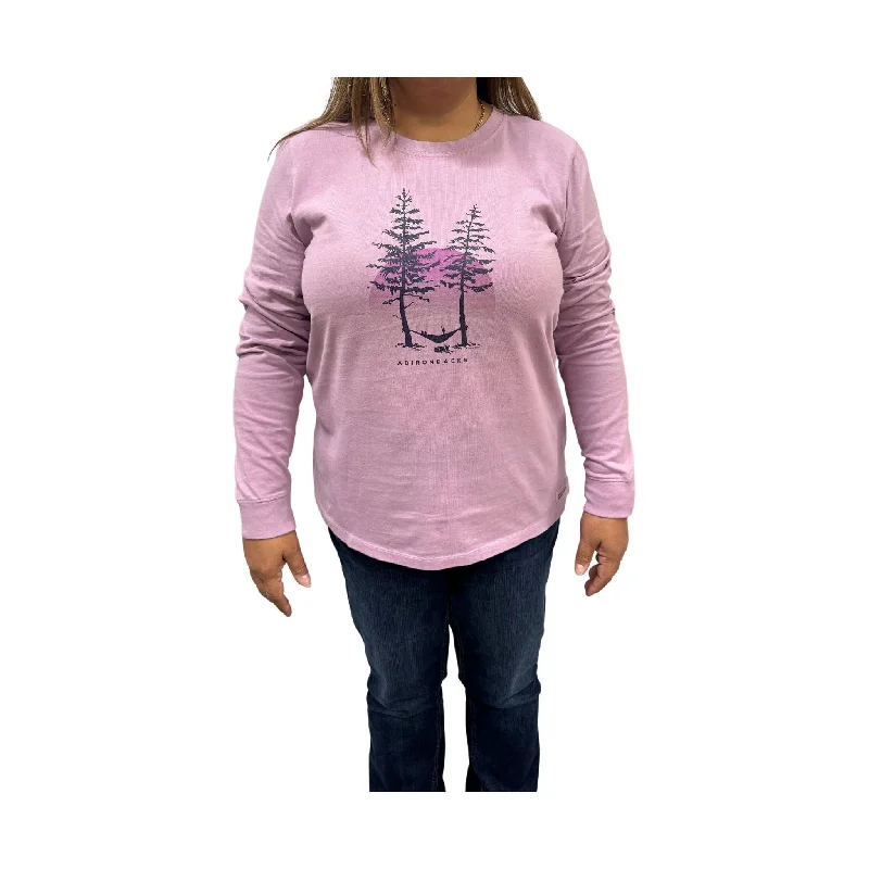 Life Is Good Women's Adirondacks Pine Hammock Tee - Violet PurpleWaterproof T-Shirts