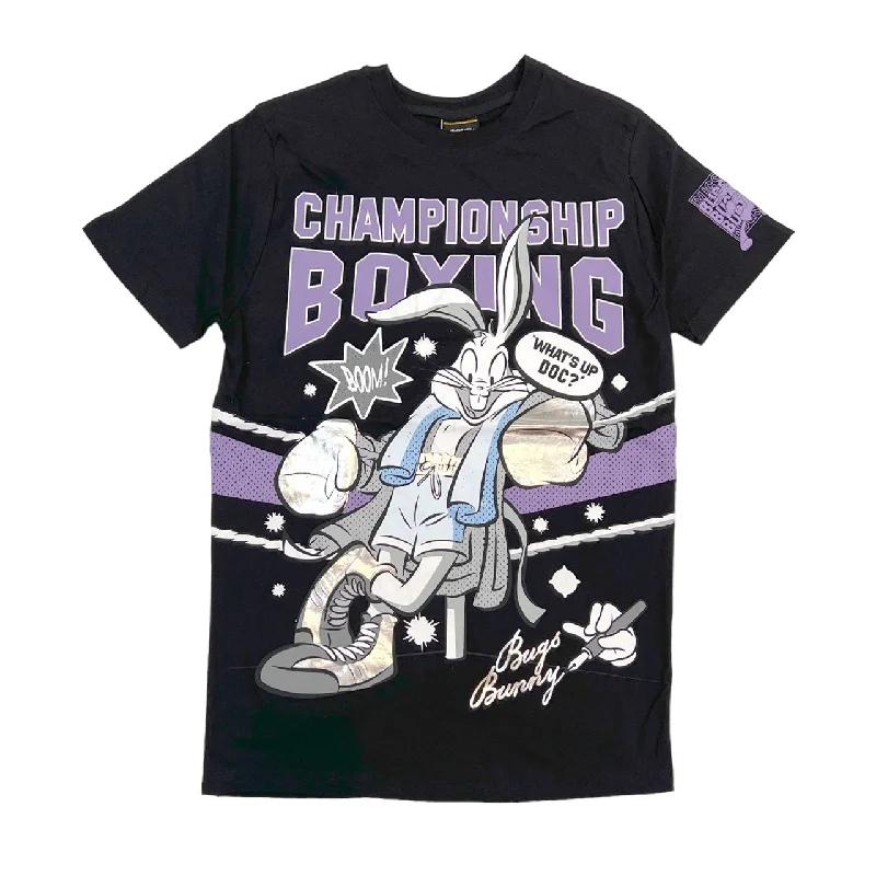 Looney Tunes Bugs Bunny Foil Print Tee (Black) / $16.99 2 for $30Band Merch T-Shirts