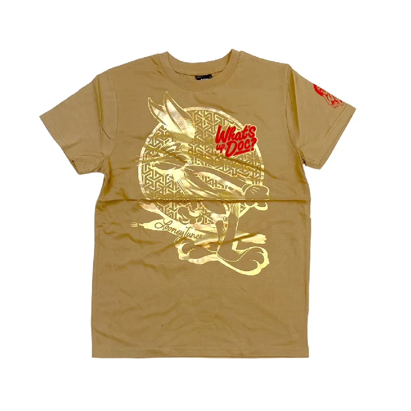 Looney Tunes Bugs Bunny Foil Print Tee (Sand) / $16.99 2 for $30Luxury T-Shirts