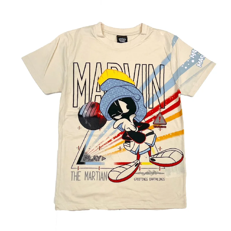 Looney Tunes Martian Rubber Patch Tee (Cream) / $16.99 2 for $30Glitter T-Shirts