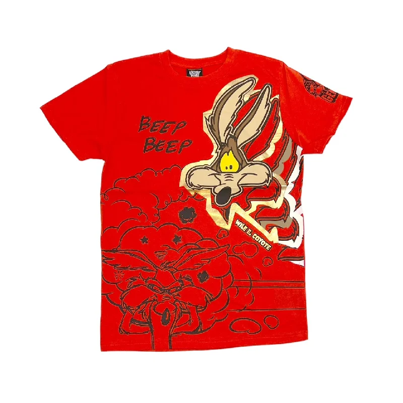 Looney Tunes Wile E Coyote Foil Print Tee (Orange) / $16.99 2 for $30Statement T-Shirts