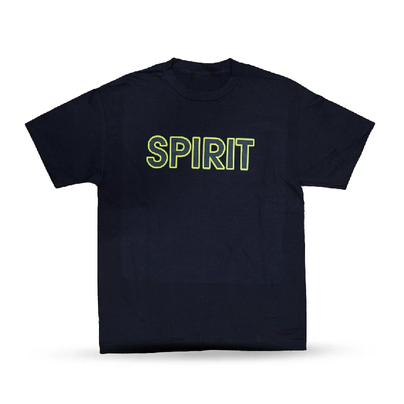 Yellow Glow Washington Spirit Youth Tee - BlackCamping T-Shirts