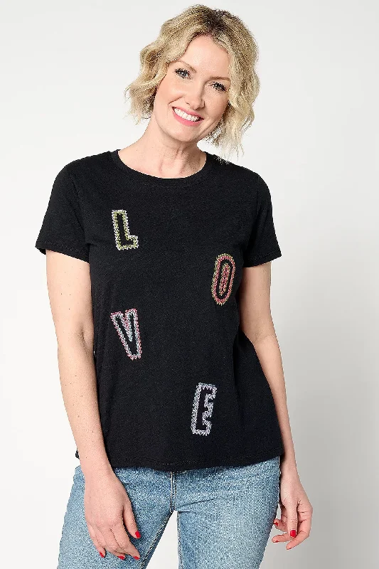 Pride Love Embroidered TeeLuxury T-Shirts