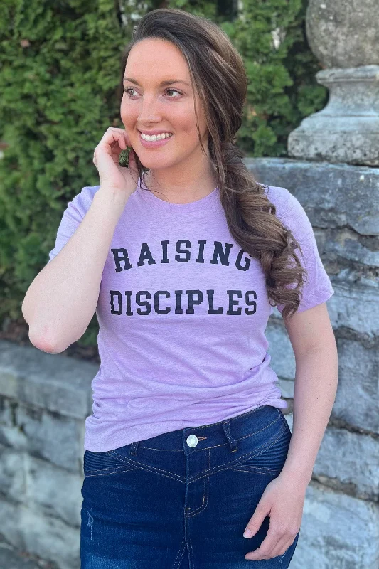 Raising Disciples Graphic Tee in Lilac (FINAL SALE)Work T-Shirts