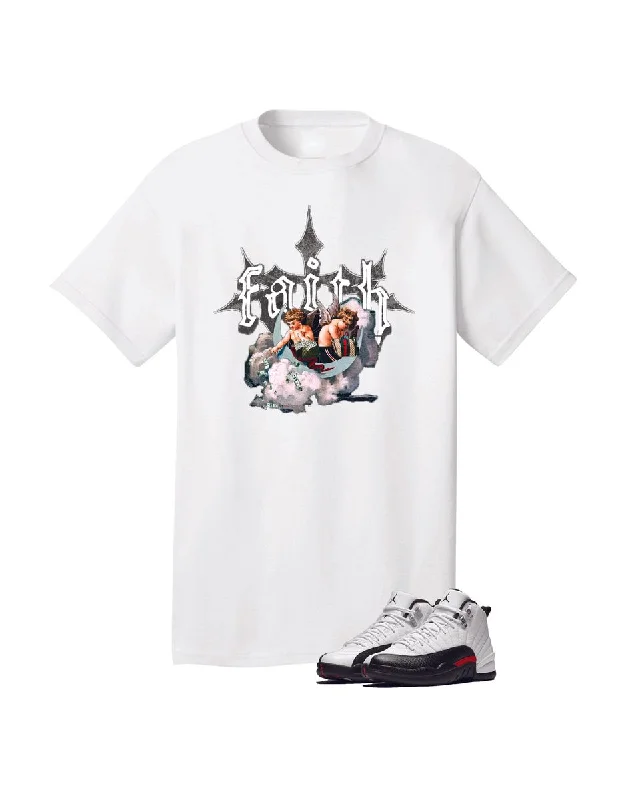 RS1NE Faith Angel Tee (White)Slim Fit T-Shirts