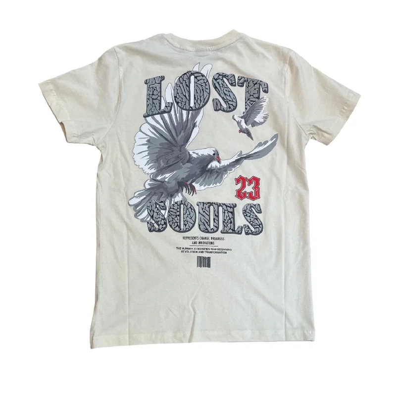 Two Thr33 Lost Soul Tee (Bone)Running T-Shirts