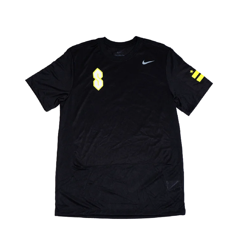 Washington Spirit 2024 Graffiti "S" Nike Legend Tee - BlackSleep T-Shirts